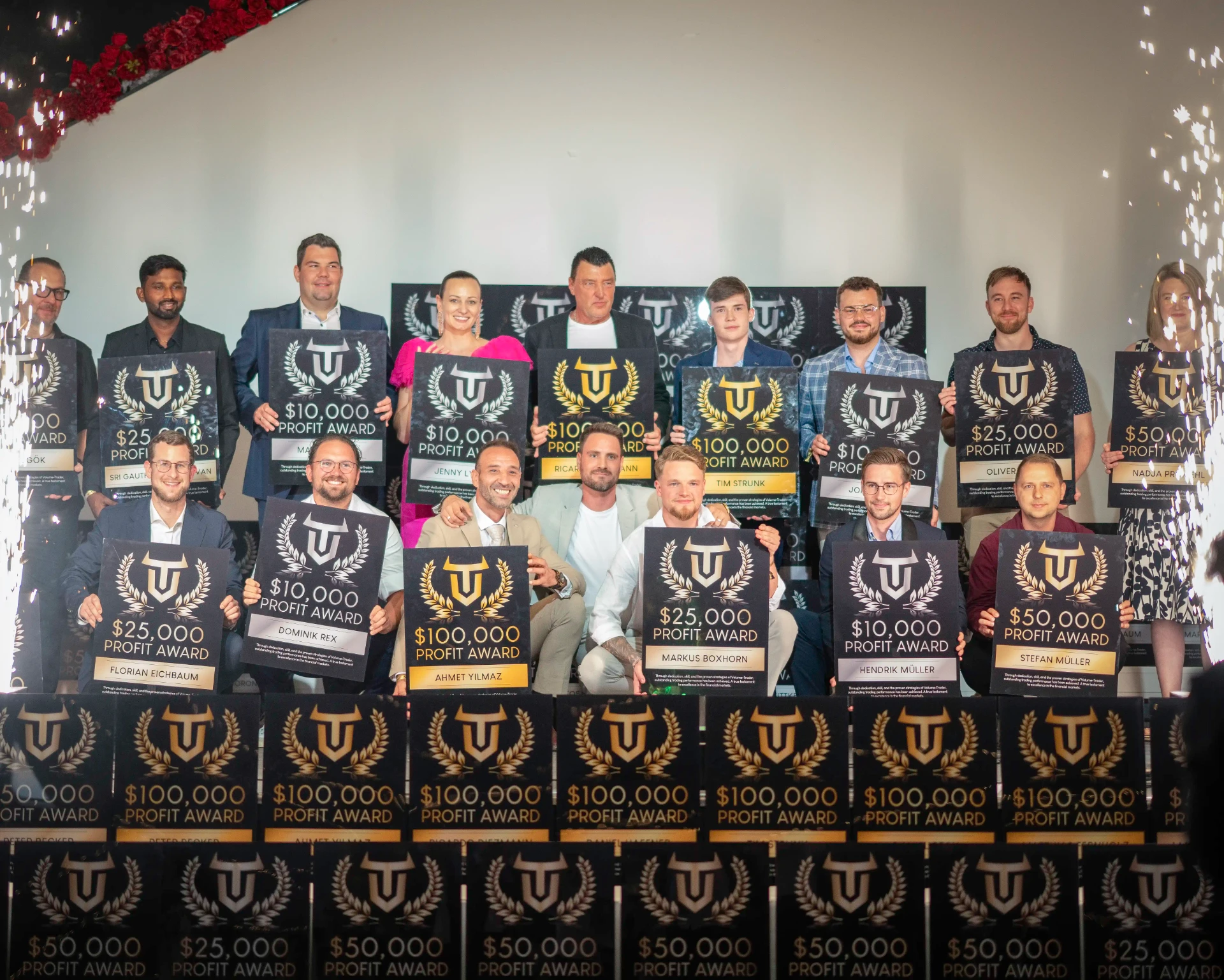 Alle Award-Gewinner der Volume-Trader Gala 2026 auf der Bühne