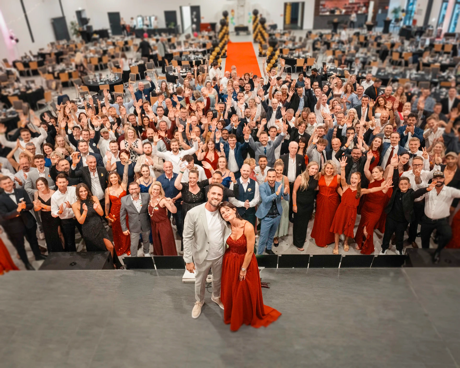 Volume-Trader Gala Community auf der Bühne